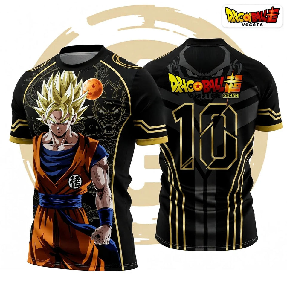 Dragon Ball 2026 Sports T-Shirt – Retro 3D Print | Unisex Family Matching | Kids & Adults (90cm-6XL)