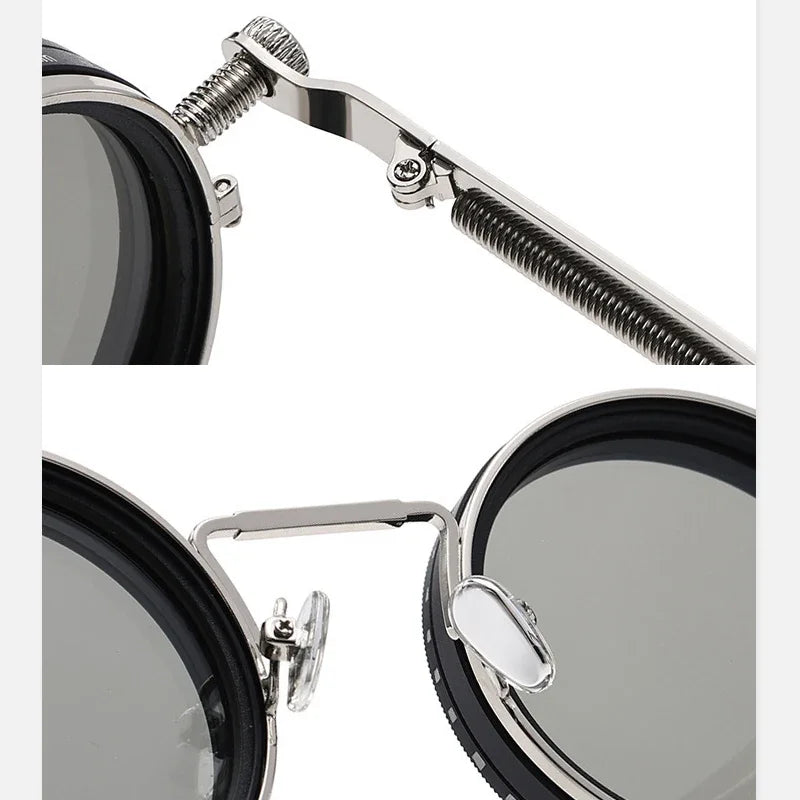 Lunettes de Soleil Rondes Polarisées – Style Rétro UV400