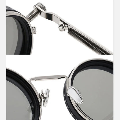 Lunettes de Soleil Rondes Polarisées – Style Rétro UV400