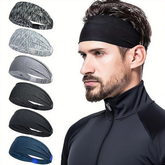 1/3PCS Sports Headbands For Men Woman Gym Yoga Sweat Hair Bands Soft Elastic Hairbands Stretch Outdoor Sport Sweatbands