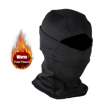 Winter Fleece Warm Camouflage Balaclava Outdoor Cold-proof Ski Cycling Full Face Mask Motorcycle Mask Helmet Lining