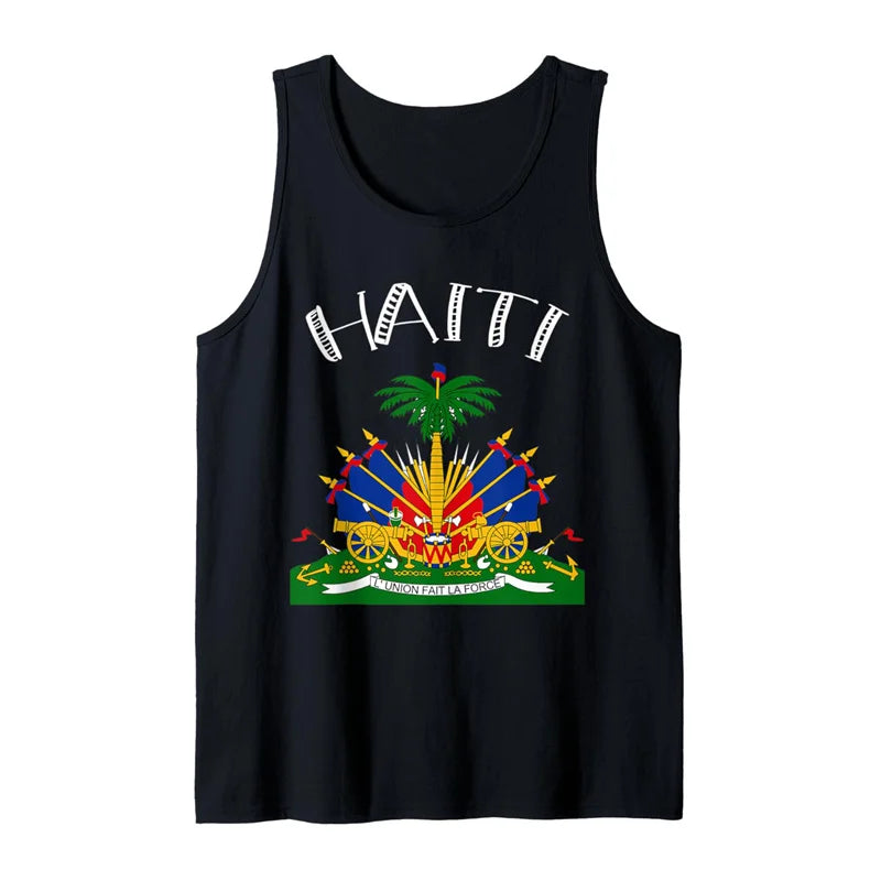 World Cup 2026 Haiti Flag 3D Tank Top – Men, Women & Kids | 4T to 6XL