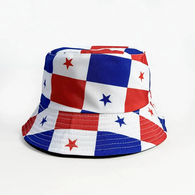 World Cup 2026 Reversible Bucket Hat – National Flag Fan Hat | 60+ Countries | Unisex | Sun Protection