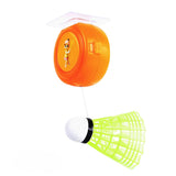 Automatic Retractable Badminton Trainer Solo Practice Rebounder with Adjustable Speed for All Skill Levels Home Office Practice