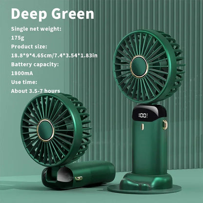 Mini Ventilateur Portable Rechargeable – Electronic USB Fan