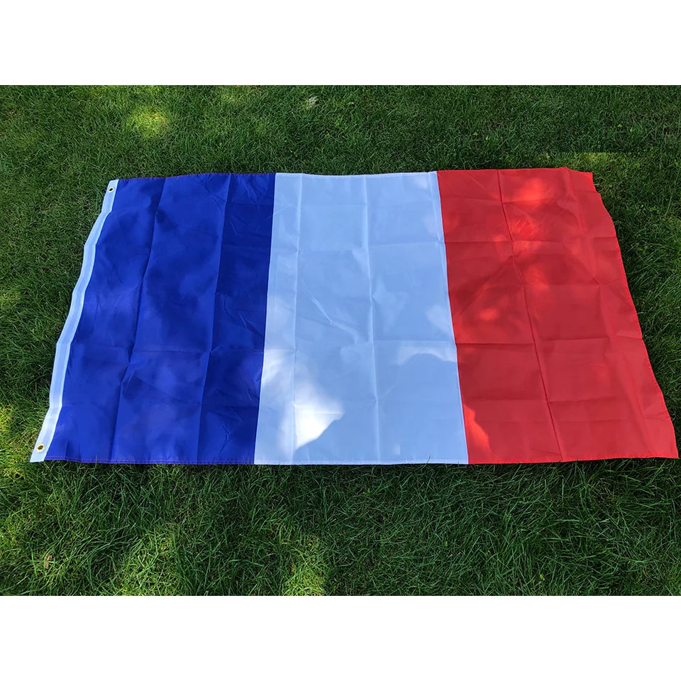 France Flag – French Football Fan Banner | 2 Sizes | Indoor & Outdoor | World Cup 2026