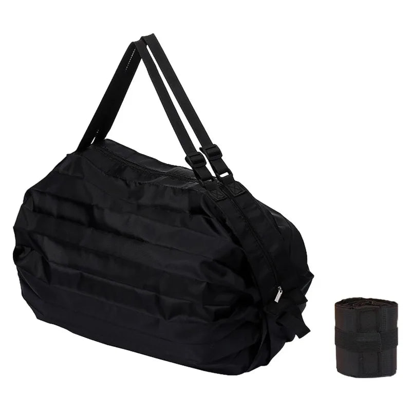 Foldable Reusable Home Shopping Bag – Lightweight Nylon Tote for Grocery, Beach & Storage