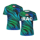 Iraq Flag 3D Print T-Shirt – National Emblem | Oversized Unisex | Kids & Adults | World Cup 2026 Fan