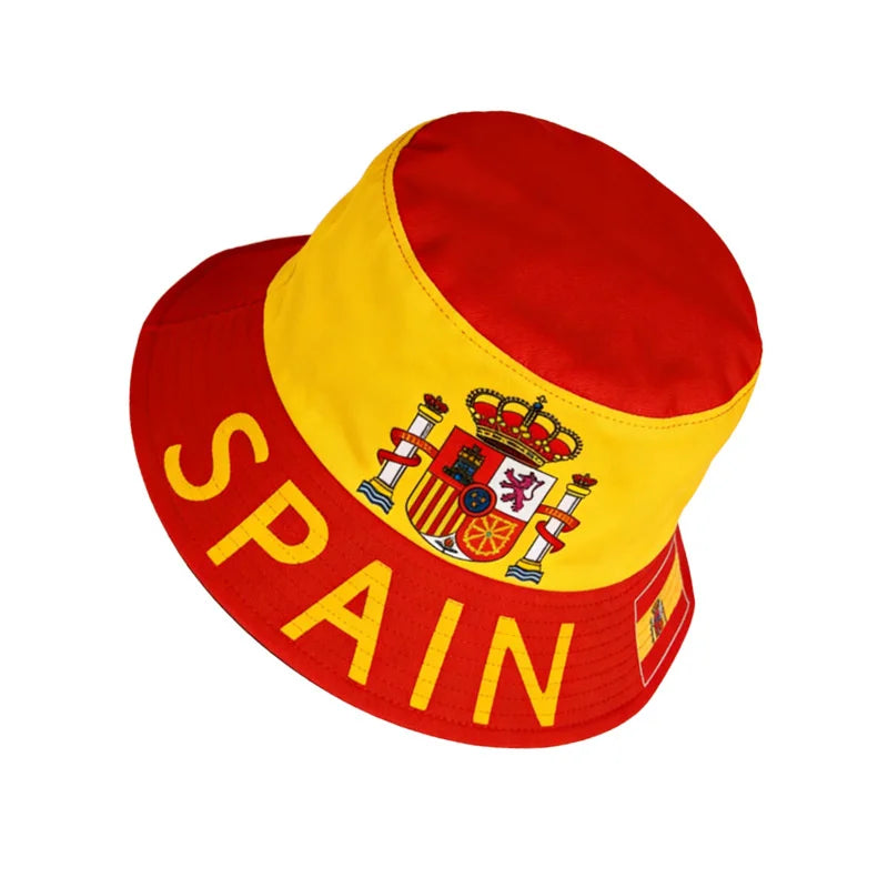 World Cup 2026 Reversible Bucket Hat – National Flag Fan Hat | 60+ Countries | Unisex | Sun Protection