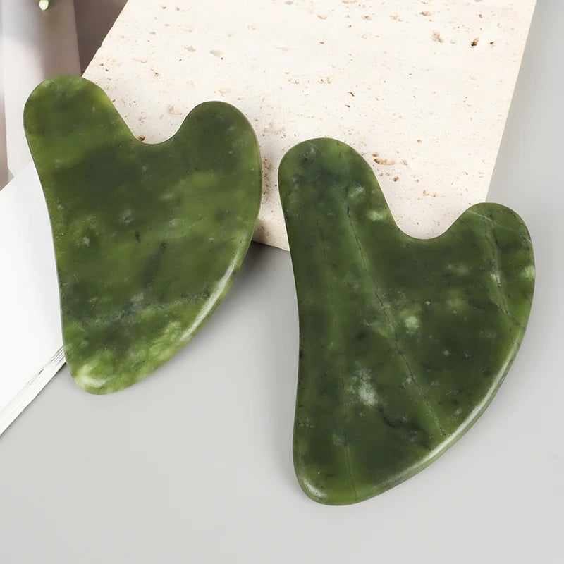 Gua Sha Jade Helu – Masseur Facial Naturel