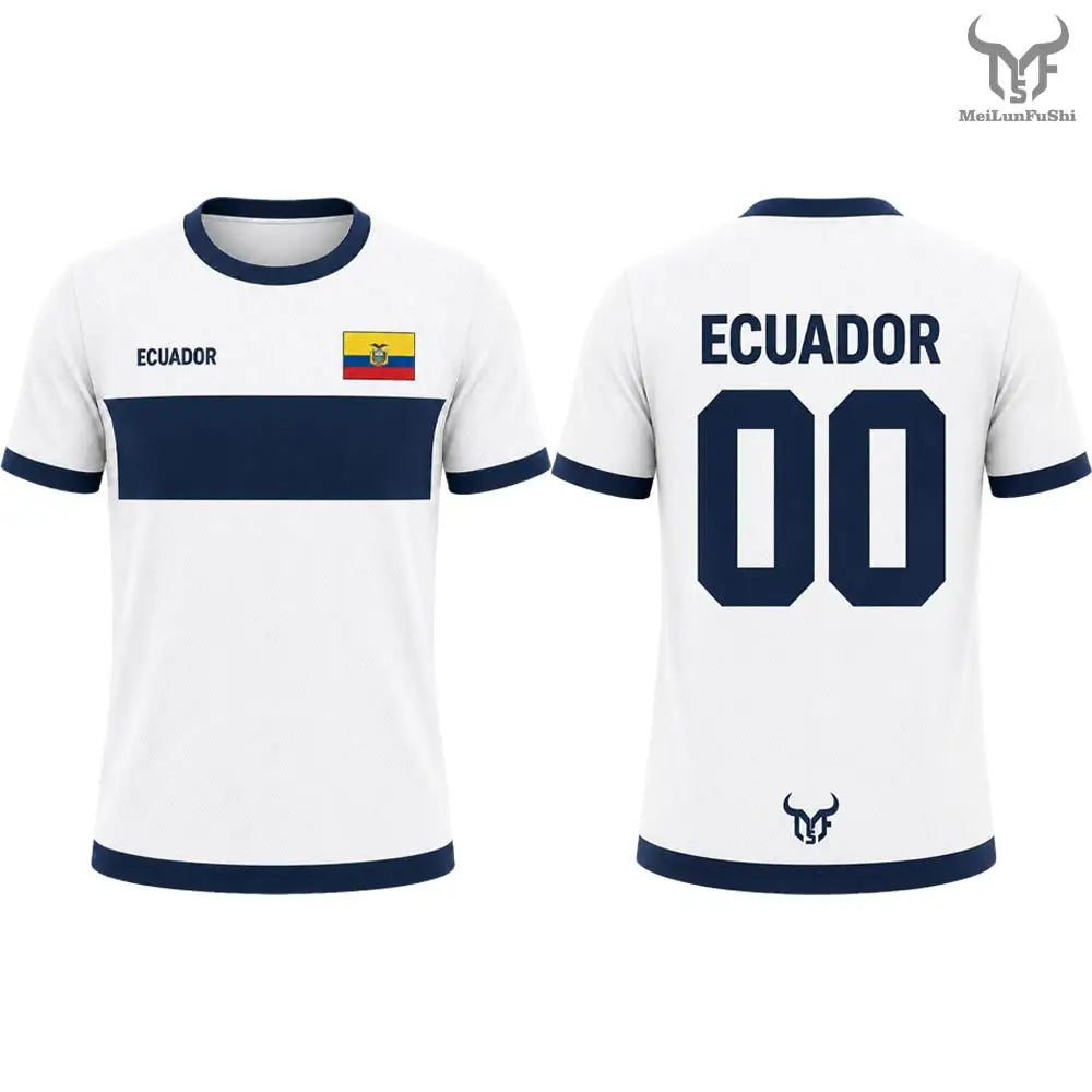 Ecuador Soccer Fan T-Shirt – Flag Print | World Cup 2026 | Men Women Kids (XXS-6XL)