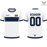 Ecuador Soccer Fan T-Shirt – Flag Print | World Cup 2026 | Men Women Kids (XXS-6XL)