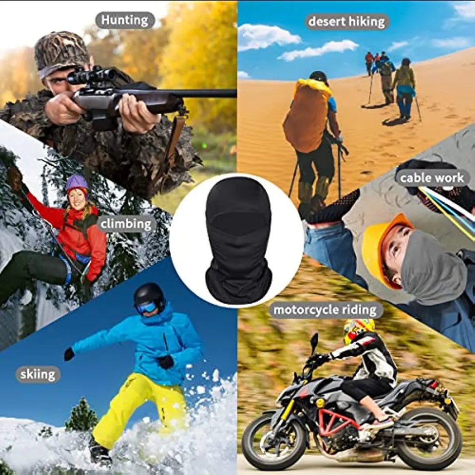 Balaclava Full Face Mask – Breathable Ski & Motorcycle Hood for Men & Women (17 Styles)