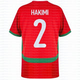 Morocco 2026 Home Jersey – Hakimi No.2 | Men's & Kids' Football Fan Outfit | Breathable Polyester | S-6XL