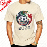 World Cup 2026 Soccer T-Shirt – USA Canada Mexico | Eagle & Jaguar Graphic Tee | XS to XXXL