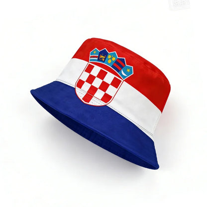 World Cup 2026 Reversible Bucket Hat – National Flag Fan Hat | 60+ Countries | Unisex | Sun Protection