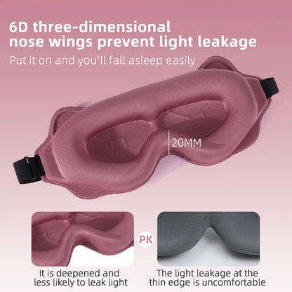 Travel 3D Sleeping Mask Eyepatch Blindfold Light Eye Mask for Sleeping Mask Slaapmasker Night Sleeping Aid Sleep Patch