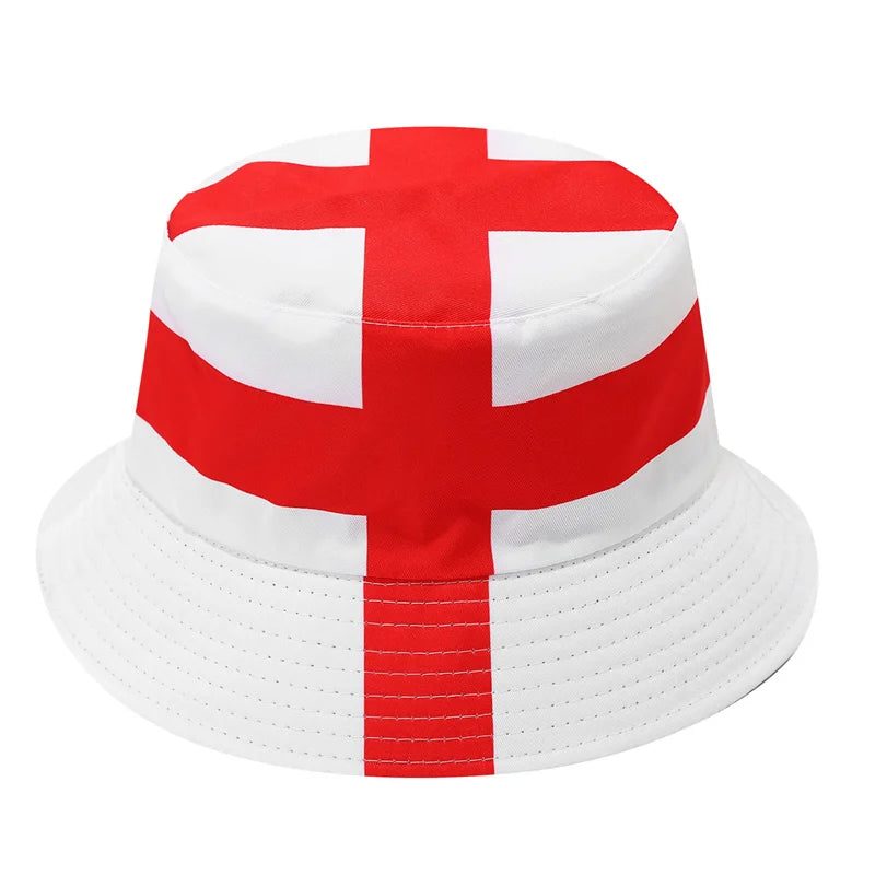World Cup 2026 Reversible Bucket Hat – National Flag Fan Hat | 60+ Countries | Unisex | Sun Protection
