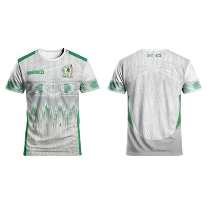 Mexico Football Jersey T-Shirt 2026 – 3D Print | Unisex | Kids & Adults | Quick-Dry