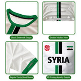 Syria Football Jersey T-Shirt 2026 – Syrian Flag | Oversized | Kids & Adults | World Cup Fan