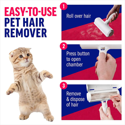 Roller Dépilateur Animaux – Base Auto-Nettoyante Chien & Chat