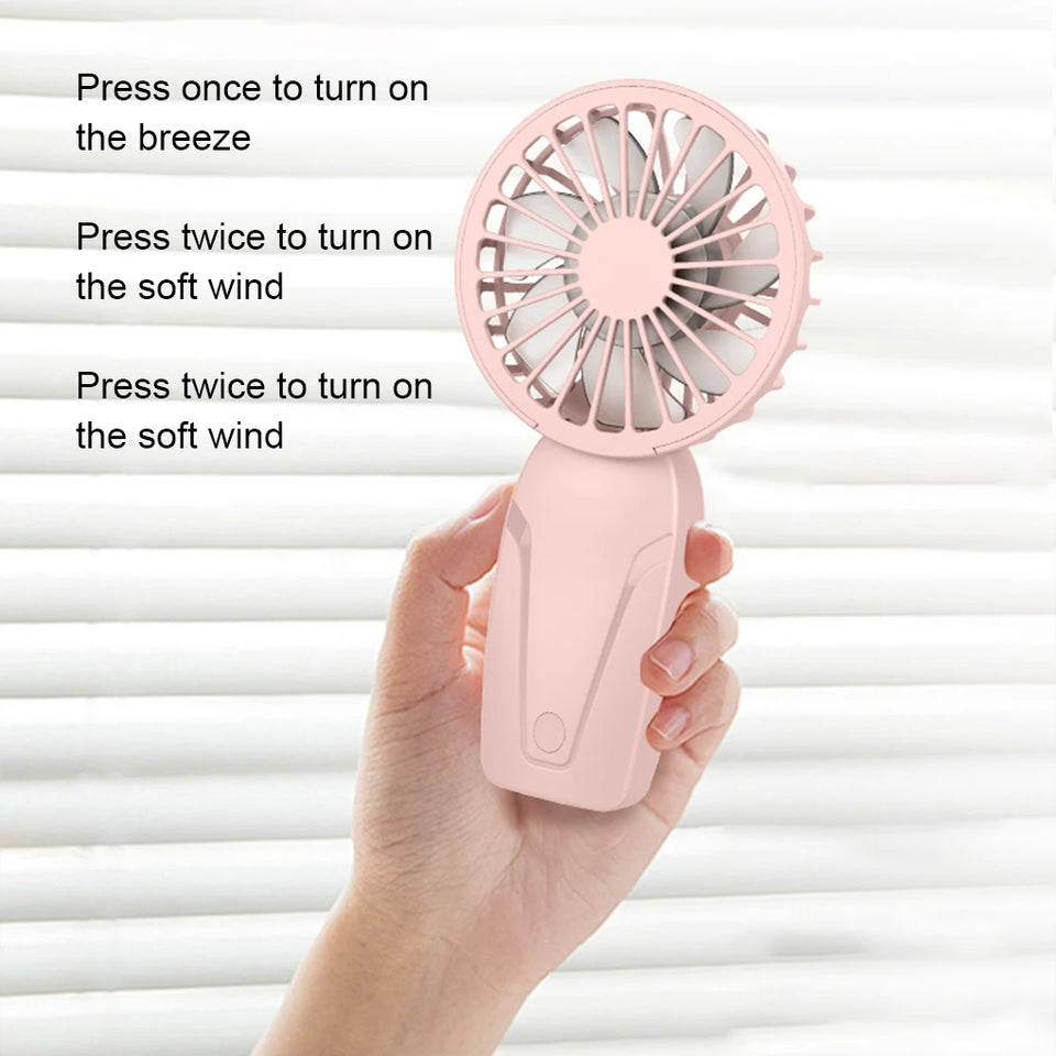 Portable Handheld Mini Fan For On Go Cooling Electronic
