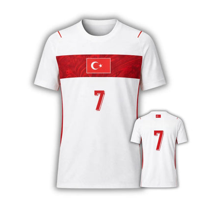 Türkiye Soccer Fan 3D T-Shirt 2026 – Number Football Jersey | Kids & Adults (100-160, S-6XL)