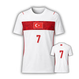 Türkiye Soccer Fan 3D T-Shirt 2026 – Number Football Jersey | Kids & Adults (100-160, S-6XL)