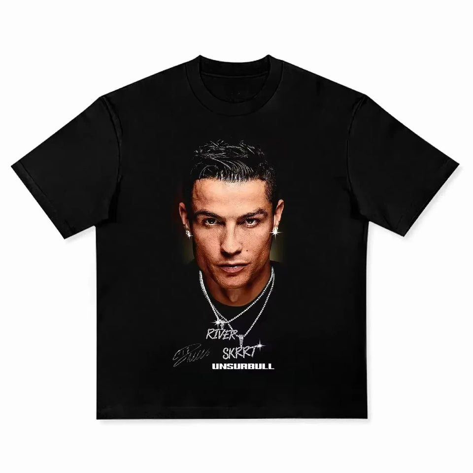 Ronaldo CR7 Men's T-Shirt 2026 – World Cup Fan Edition | Cotton Printed Tee