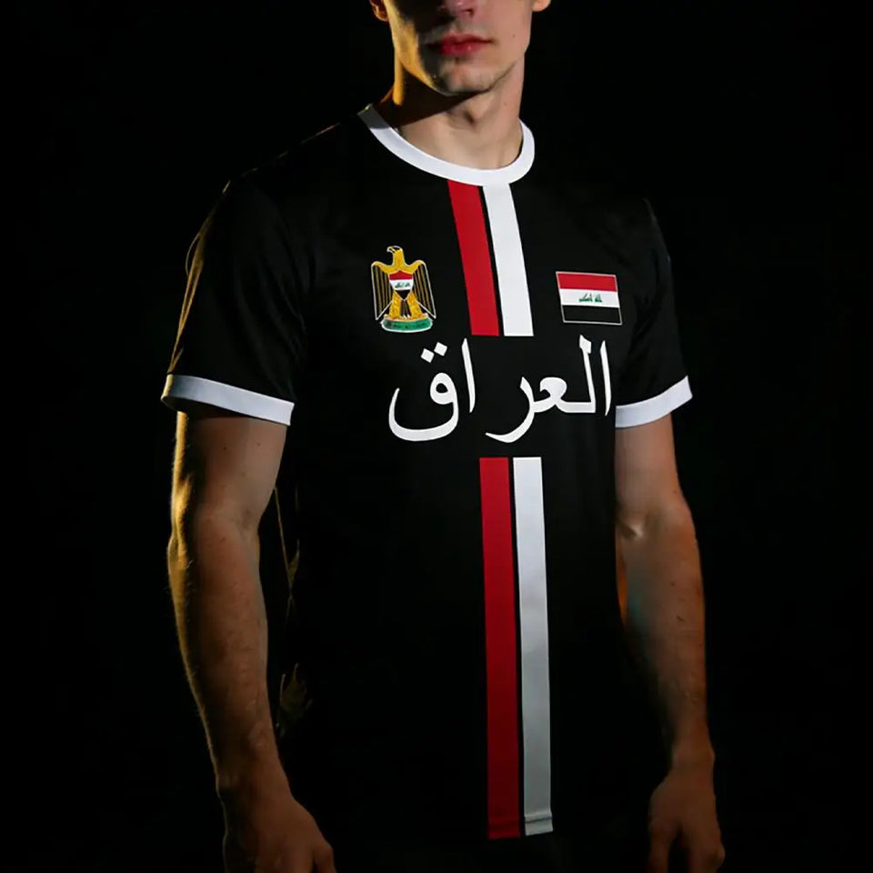 Iraq Football Jersey T-Shirt 2026 – Quick-Dry Streetwear | Unisex | XXS-6XL | World Cup Fan