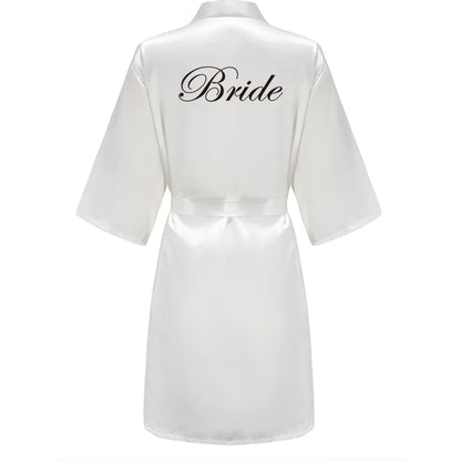 Satin Silk Robes Plus Size Wedding Bathrobe Bride Bridesmaid Mother Maid of Honor Gown Women Clothing Sleepwear Sage Green