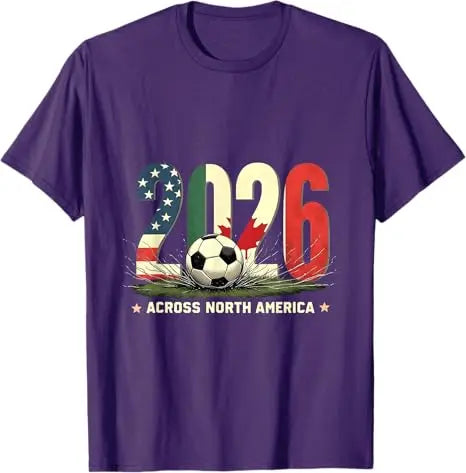 World Cup 2026 Vintage T-Shirt – USA Canada Mexico | Football Fan Gear | 6 Colors | Streetwear