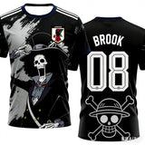 Japan One Piece Luffy Football Jersey 2026 – Quick-Dry Fan Shirt | 6 Designs | Men | World Cup 2026