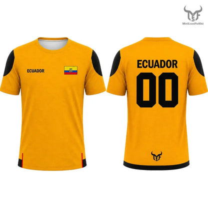 Ecuador Soccer Fan T-Shirt – Flag Print | World Cup 2026 | Men Women Kids (XXS-6XL)