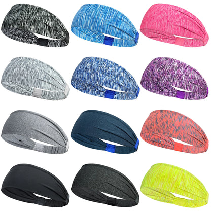 1/3PCS Sports Headbands For Men Woman Gym Yoga Sweat Hair Bands Soft Elastic Hairbands Stretch Outdoor Sport Sweatbands