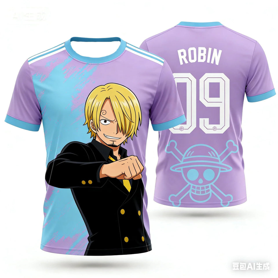 Japan One Piece Luffy Football Jersey 2026 – Quick-Dry Fan Shirt | 6 Designs | Men | World Cup 2026