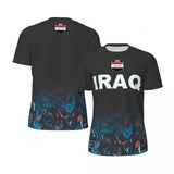 Iraq Flag 3D Print T-Shirt – National Emblem | Oversized Unisex | Kids & Adults | World Cup 2026 Fan