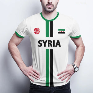 Syria Football Jersey T-Shirt 2026 – Syrian Flag | Oversized | Kids & Adults | World Cup Fan