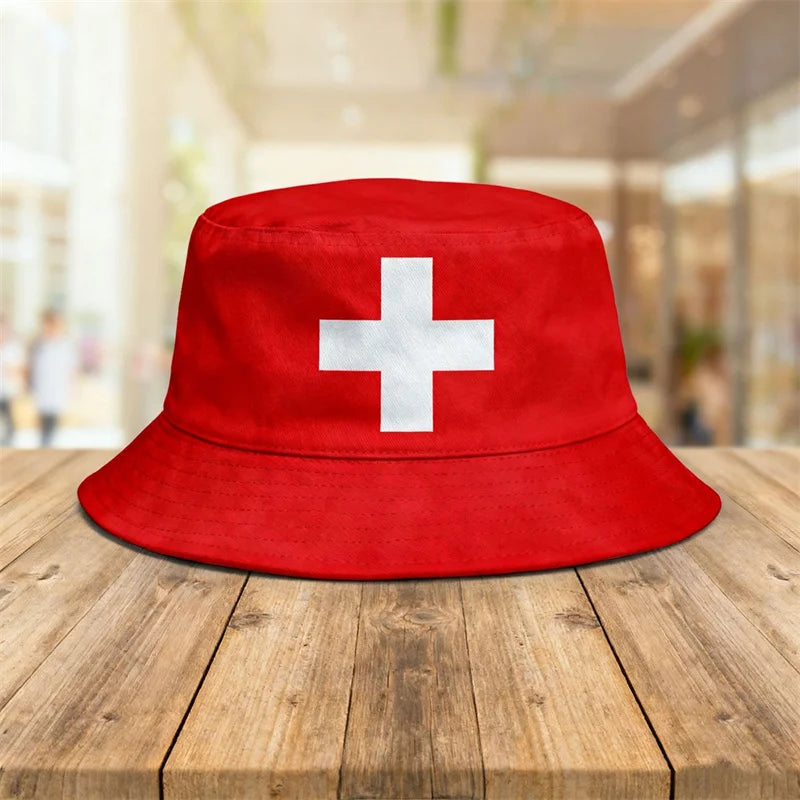 World Cup 2026 Reversible Bucket Hat – National Flag Fan Hat | 60+ Countries | Unisex | Sun Protection