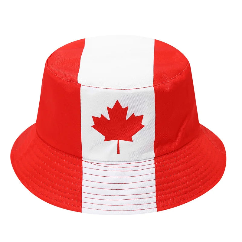 World Cup 2026 Reversible Bucket Hat – National Flag Fan Hat | 60+ Countries | Unisex | Sun Protection