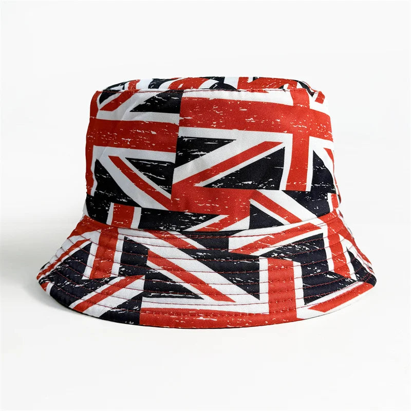 World Cup 2026 Reversible Bucket Hat – National Flag Fan Hat | 60+ Countries | Unisex | Sun Protection