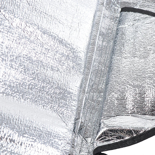 Windshield cover blocking UV rays and summer sun - auto sunshade protection