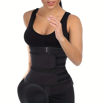 Waist Trainer Fitness Belt – Sweat Trimmer & Slimming Body Shaper for Workout & Weight Loss