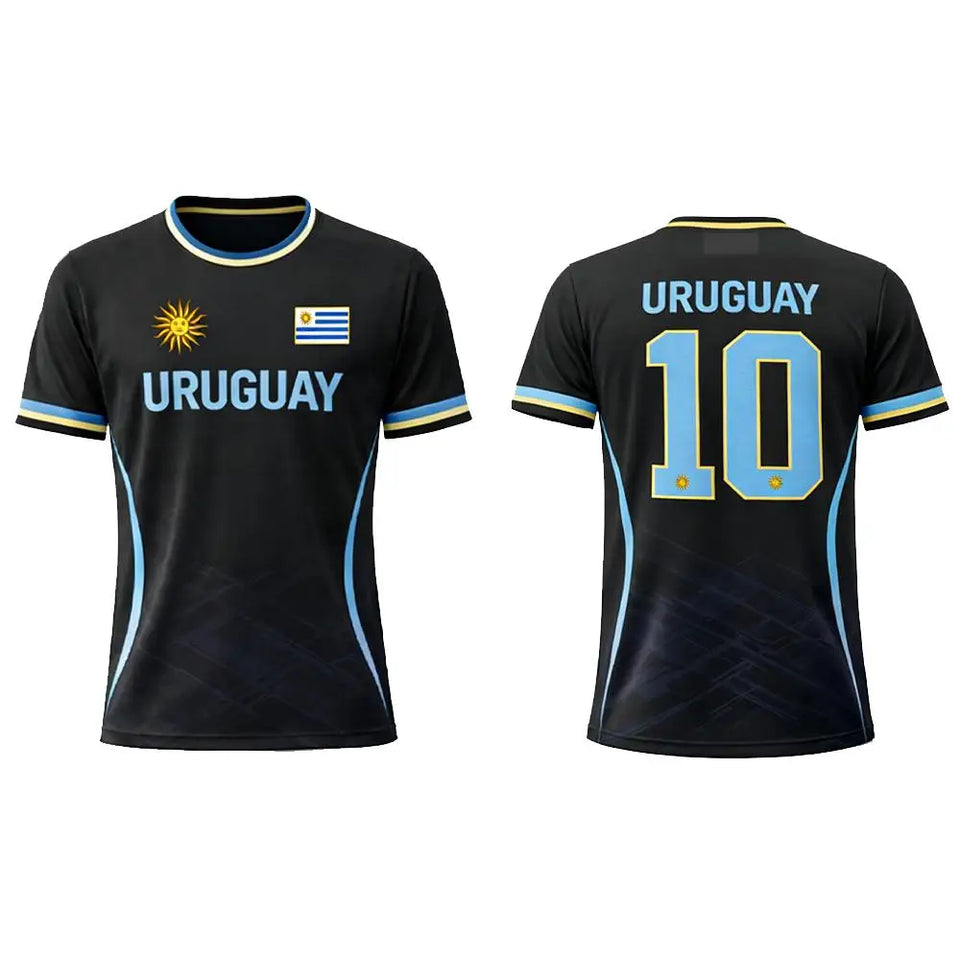 Uruguay Football Jersey T-Shirt 2026 – 3D Flag Print | Unisex | Quick-Dry | XXS to 6XL