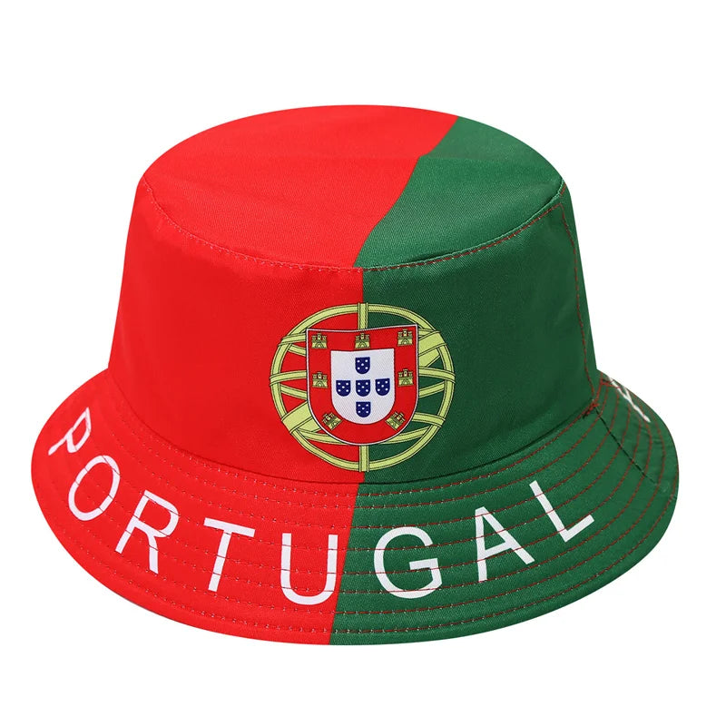 World Cup 2026 Reversible Bucket Hat – National Flag Fan Hat | 60+ Countries | Unisex | Sun Protection