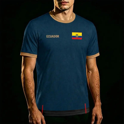 Ecuador Soccer Fan T-Shirt – Flag Print | World Cup 2026 | Men Women Kids (XXS-6XL)