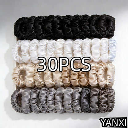 100/60/30/3/6pcs Multi Color Set Fashion Women's Small Intestine Hair ties Release scrunchies headwear scrunchy Accessories