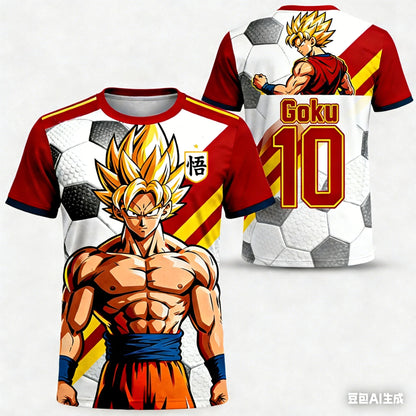 Dragon Ball 3D Print Family T-Shirt 2026 – Oversized Anime Tee | Kids & Adults | Unisex