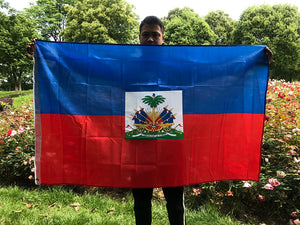 Haiti Flag – Haitian Football Fan Banner | 90x150cm | Indoor & Outdoor | World Cup 2026