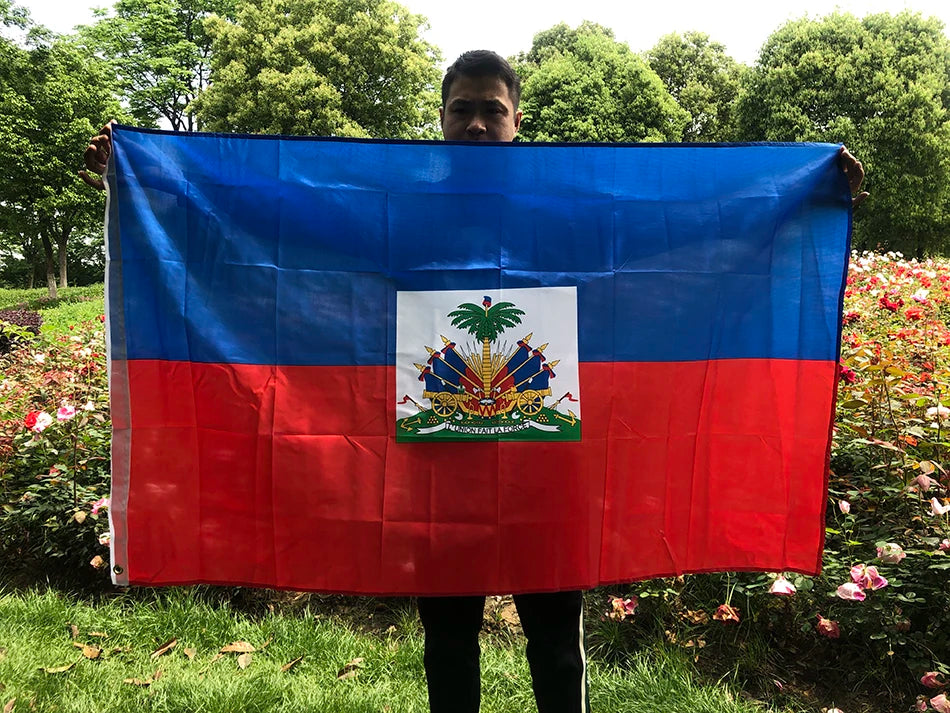 Haiti Flag – Haitian Football Fan Banner | 90x150cm | Indoor & Outdoor | World Cup 2026